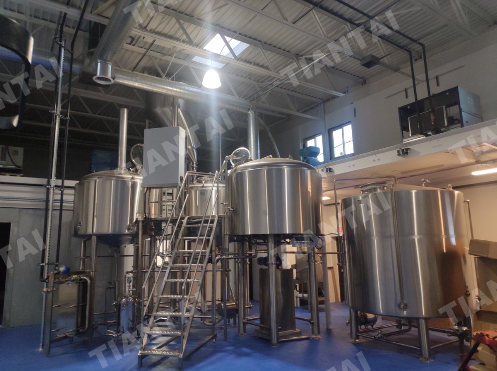 2000L Microbrewery system finished installation in US
